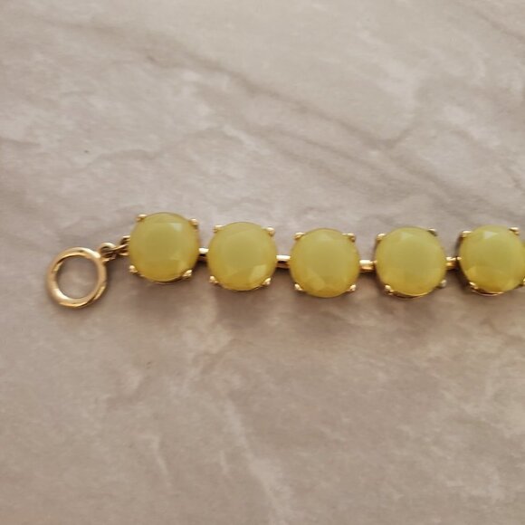 ✨ J.Crew Green Rhinestones Crystals Dot Statement Bracelet ✨ - Picture 4 of 10